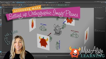 Setting Up Orthographic Image Planes in Maya