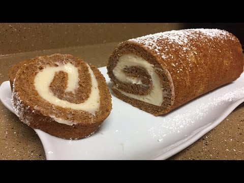 Pumpkin Roll- Cream Cheese Filling