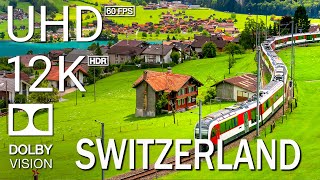 Швейцария- 12K живописный релаксационный фильм с вдохновляющей кинематографической музыкой