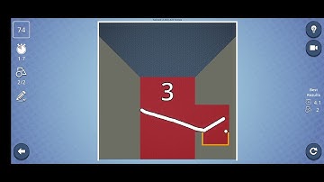 Brain it on! level 74 complete with 3 stars