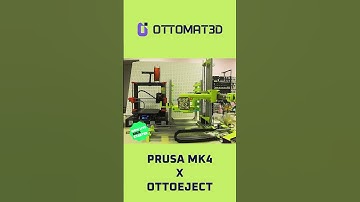 Prusa MK4 + OTTOeject = Endless Prints! 🔥#3dprinting #3dprinter #shorts