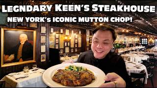 New York's Best Steak Dinner at The Legendary Keens Steakhouse ... missed my flight for this meal!