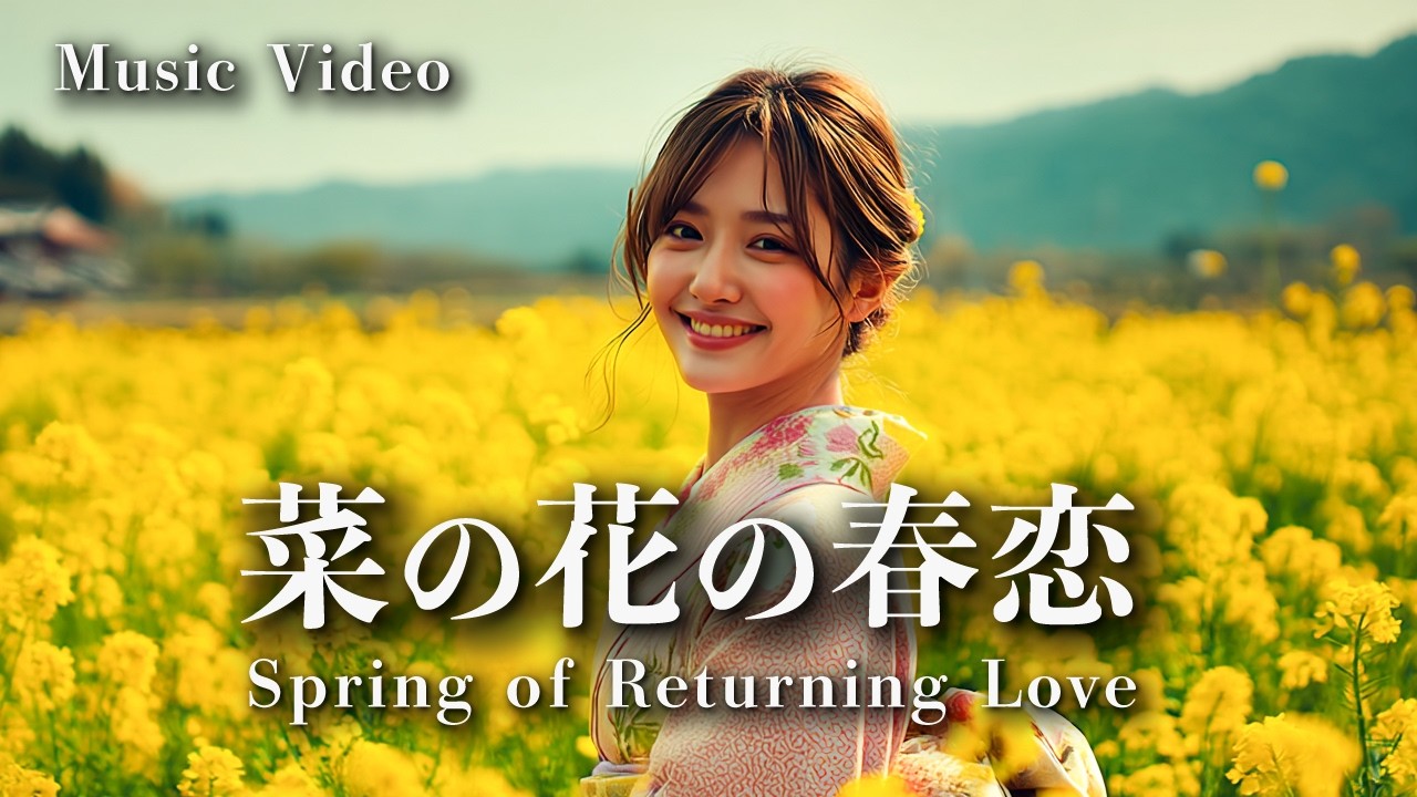 【春の和風バラード】菜の花の中で、また逢えた春恋  |  菜の花の春恋 – Spring of Returning Love –【オリジナルMV】