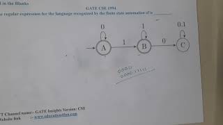 GATE CSE 1994