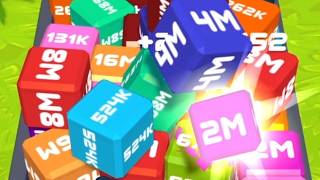 Merge Cube 2048 3D - Asmr Gameplay Cubes Math, Level Up Numberblocks Jelly Balls Inka Kubes 58