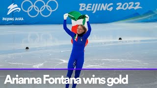 Arianna Fontana wins gold 🇮🇹 Beijing 2022