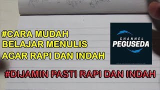 Tips menulis agar indah dan rapi, dijamin rapi jika mengikuti petunjuk
dengan benar. cara ini sudah terpercaya merubah tulisan menjadi #m...