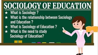 'PENDAHULUAN LANDASAN SOSIOLOGI PENDIDIKAN' - ❤#SociologyOfEducation