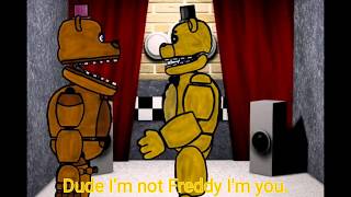 Fredbear Meets His Future Self. Lore Parody