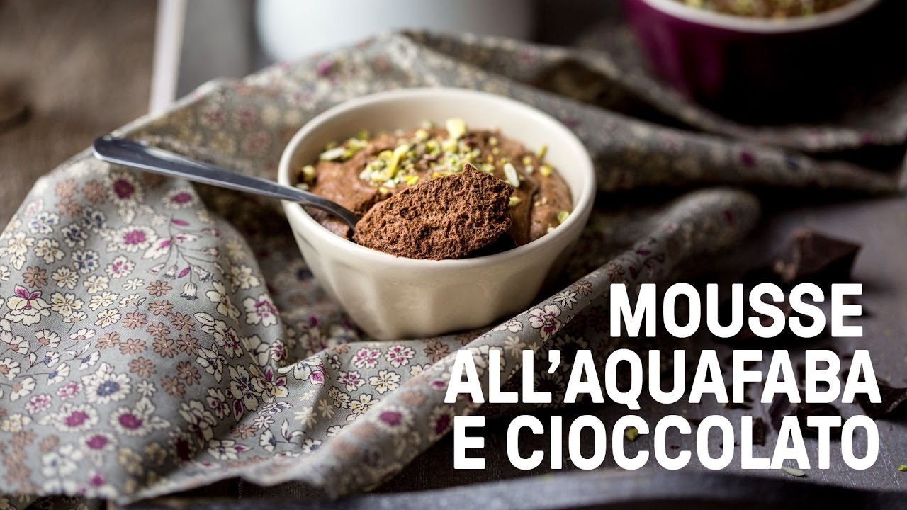Mousse all'aquafaba e cioccolato YouTube