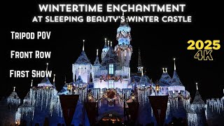 4K Wintertime Enchantment at Sleeping Beauty's Winter Castle - 1st Show - Disneyland - November 2025