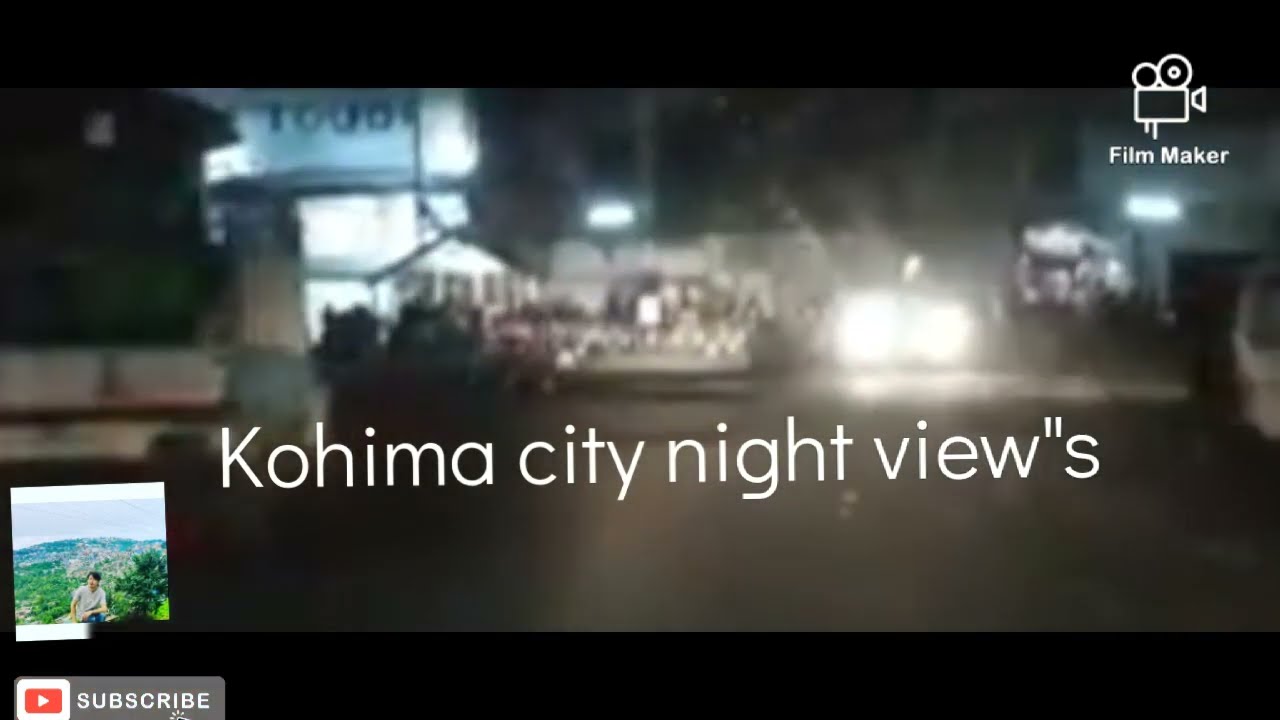 Kohima town night views ....