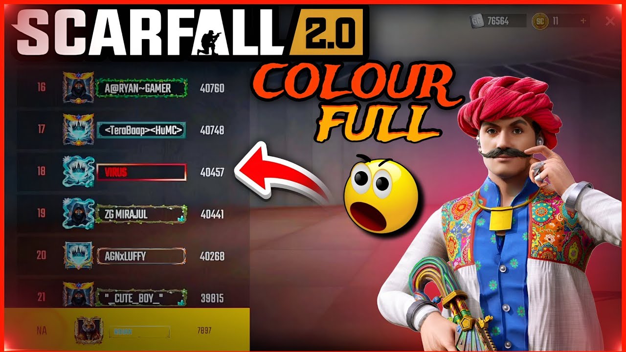 Scarfall Me Colour Full Name Kaise Rakhe 🤩