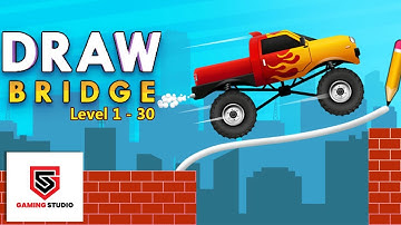 Draw The Bridge 3D - Level 1=30  - Walkthrough Gameplay