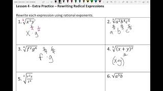 M3 3.1.4 Lesson 4 Extra Practice