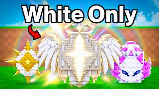 Starting Over Using ONLY White Eggs...
