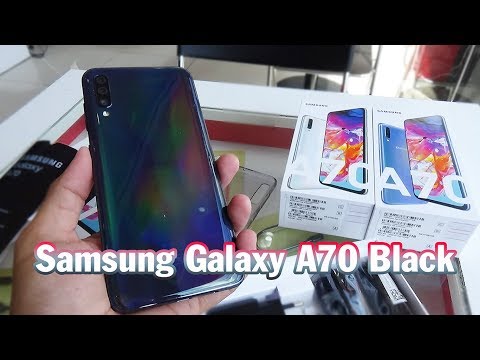 Unboxing Samsung Galaxy A70 Black Color Youtube