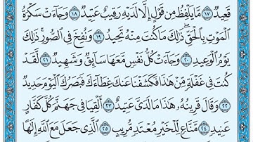 سورة ق / فضيلة الشيخ صلاح البدير