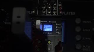 Mixer 8 channel bluetooh & mp3 -