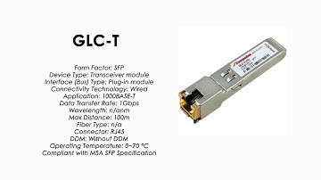 GLC-T  |  Cisco Compatible 1000BASE-T 100m RJ-45 SFP