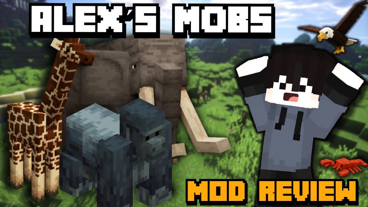 MOD DE ANIMALES | ALEX´S MOBS REVIEW (1.20.1) | MINECRAFT - YouTube