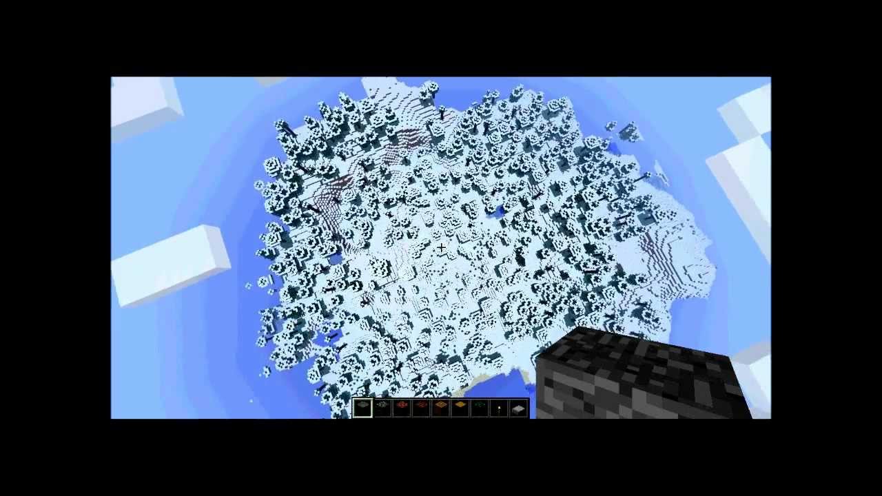 Minecraft - Snowy Seed I Found For Minecraft 1.2.5 - YouTube