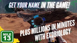 Exobiology Step-by-Step Tutorial | Your name in the game! 100M+ in minutes! Elite Dangerous Odyssey