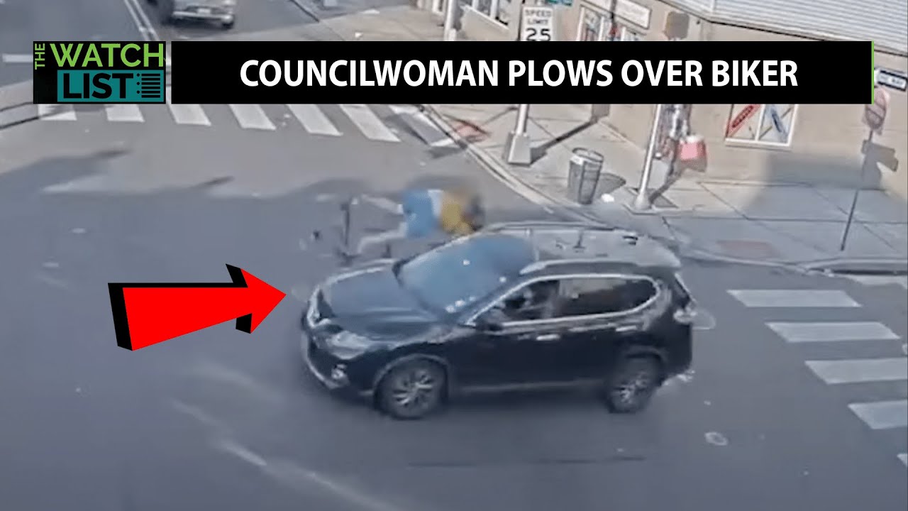 NJ Council Woman Hits Cyclist And Drives Off (Video) YouTube