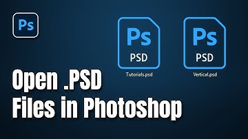 How to Open a PSD file in Photoshop | Open downloaded PSD file in Photoshop
