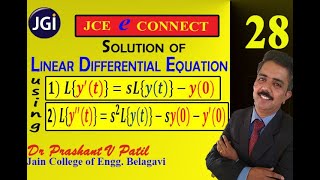 Solution of Linear Differential equation by Laplace Transform | 18mat31