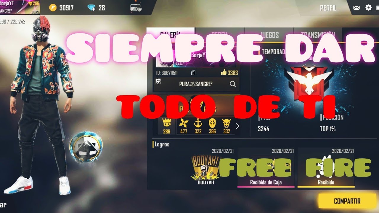 EN BUSCA DE SER SIEMPRE EL MEJOR JUGADOR DE FREE FIRE ...