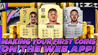 HOW TO TRADE AND INVEST ON THE FIRST DAY OF THE WEB APP IN FIFA 21!