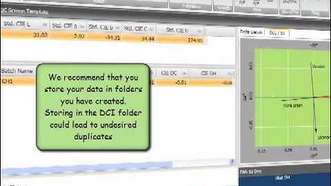 Datacolor Select QC Data Input