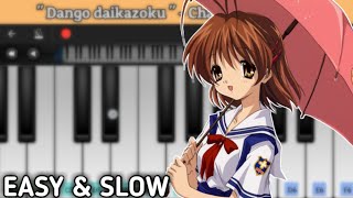 Dango daikazoku - Chata | Clannad ed | Perfect Piano Easy
