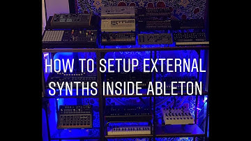 How To Setup External Synths in Ableton - A Beginner