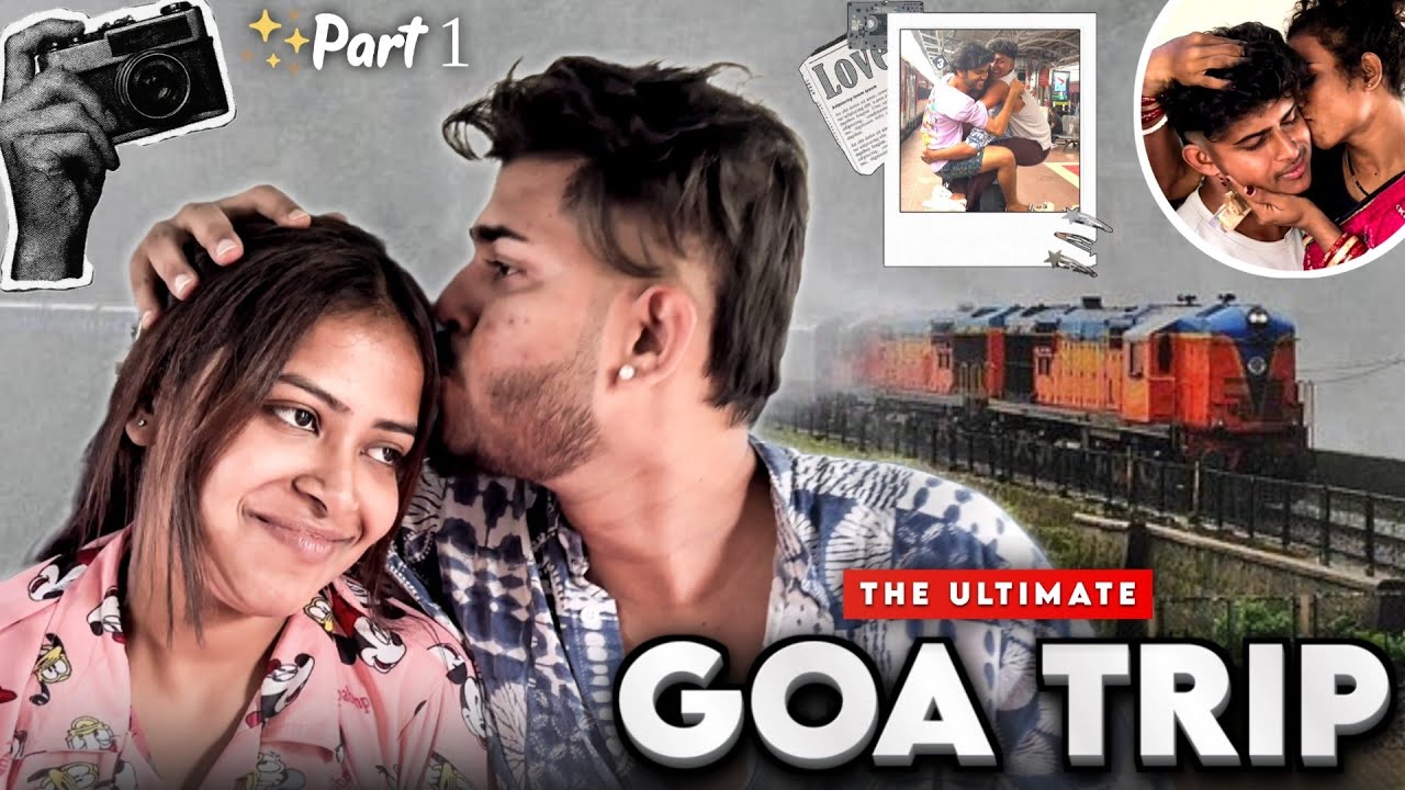 Finally Goa ! Kolkata to Goa By Train | Goa Fun Vlog Part - 1 | Amravati Express | Goa With Friends