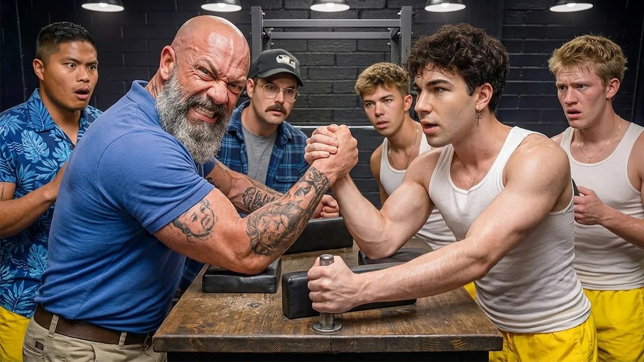 Dad Strength vs. Teen Bodybuilders -  (Who's Stronger?)