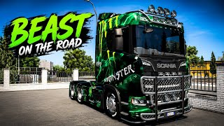 Unleashing the Monster!  Scania S770 V8 Gameplay | Euro Truck Simulator 2 screenshot 4