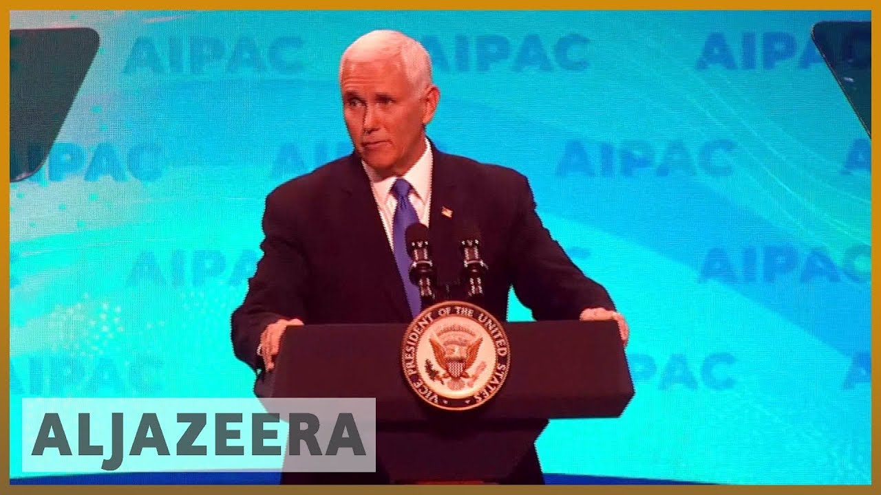 🇺🇸 🇮🇱 مسؤولون أمريكيون يتعهدون بدعم إسرائيل في مؤتمر لجنة الشؤون العامة الأمريكية الإسرائيلية (أيباك) | الجزيرة الإنجليزية