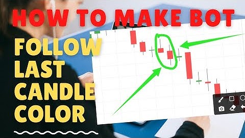 Bot Follow Candle Color | How to make bot | free bot tutorial
