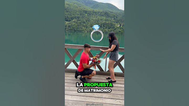 Inolvidable propuesta de matrimonio 💍❤️ (@fabritio.george / TT)