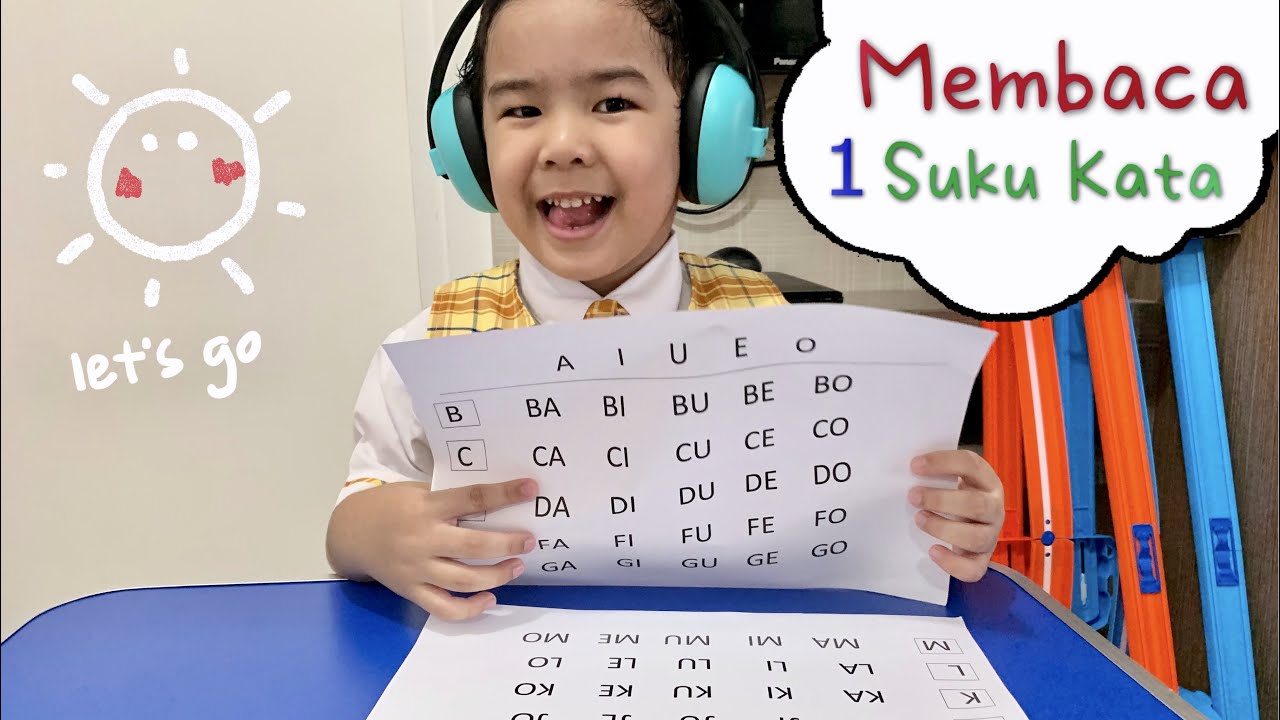  Belajar  Membaca  1 Suku Kata Bahasa  Indonesia  YouTube