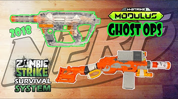 New NERF MODULUS 2018 GHOST OPS Evader & Zombie Strike Scravenger