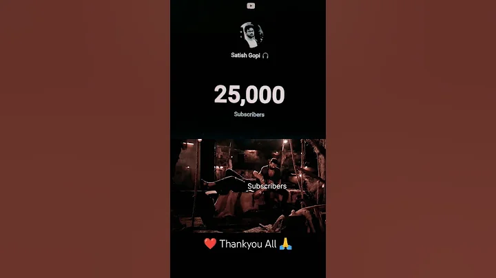 🙏Thank you Youtube Family ❤️❤️❤️ #youtube #25k #subscribers #support