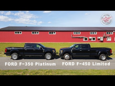 Большие американские пикапы FORD F-350 и F-450,  2020 года.