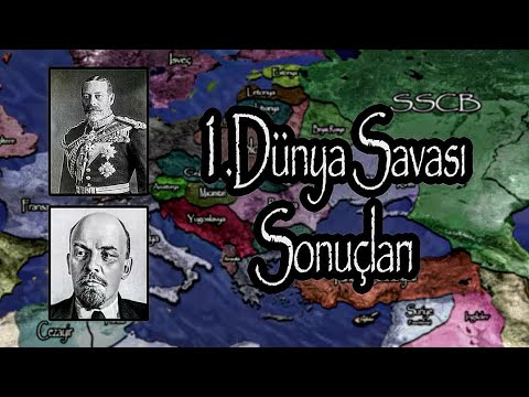 1.Dünya Savaşı Sonuçları Harıtalı Hızlı Anlatım | Savaş Sonrası Yeni Kurulan Devletler | WW1 2.Bölüm