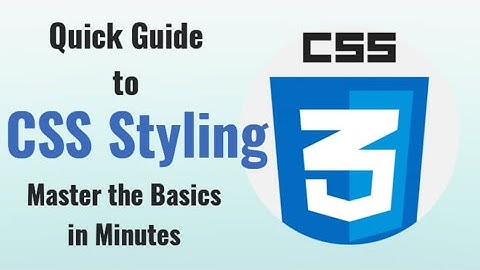 Introduction to CSS – Inline, Internal & External Styling Explained!