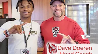 Enloe High School - NC State Football Recruiting visit w/Class of 2023 Top Prospect Larry Pickett Jr thumbnail