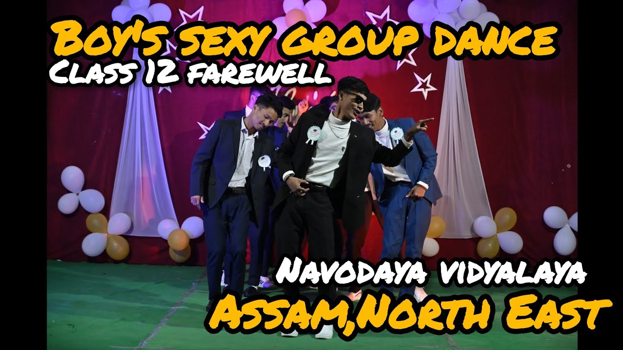 farewell boy's group dance video class 12 | Jawahar Navodaya vidyalaya ...