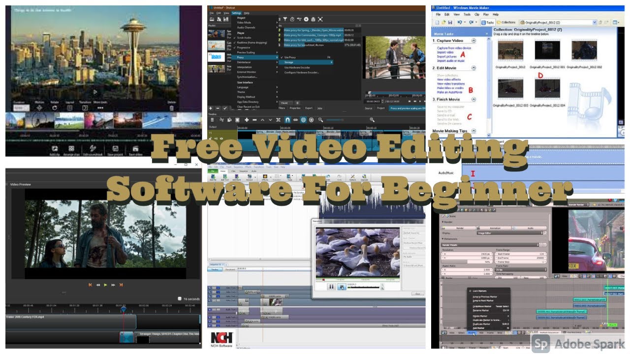 Top 5 Free Video Editing Software For Beginner| Without Water mark(free video editing software)